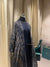 Dark Blue Printed Abaya